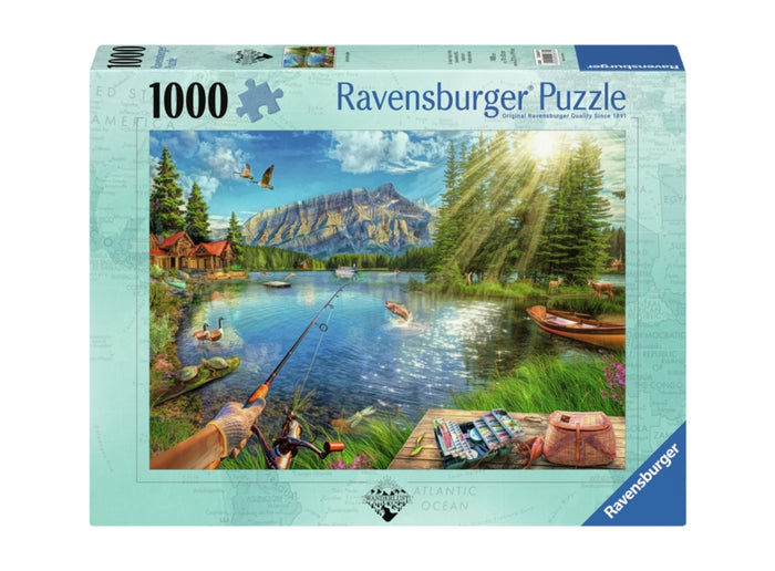 Ravensburger pussel - Life At The Lake 1000 bitar