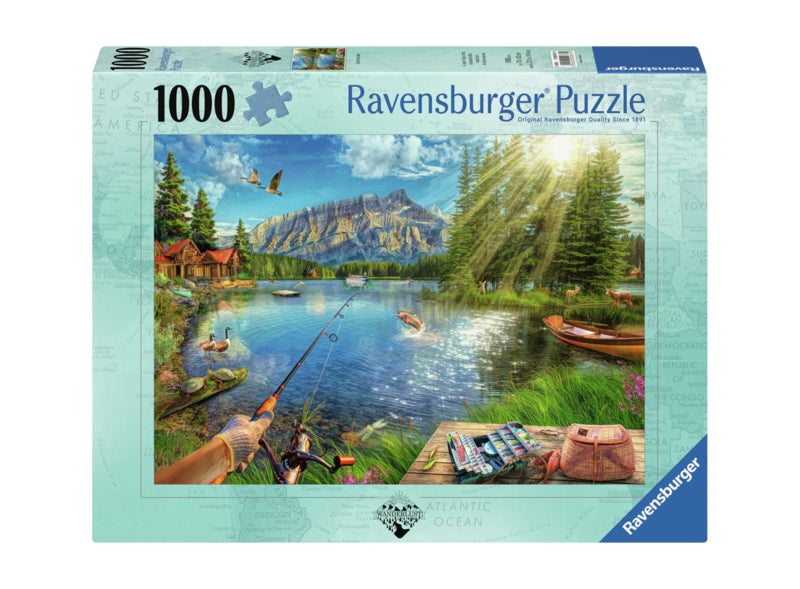 Ravensburger pussel - Life At The Lake 1000 bitar