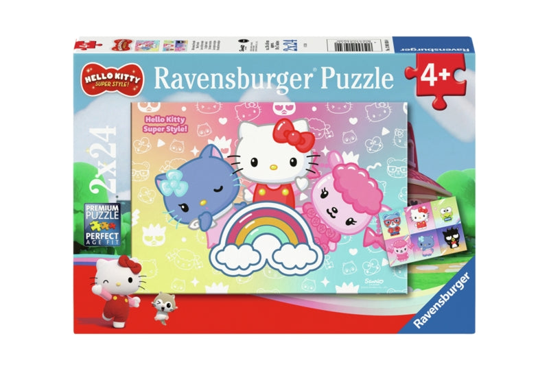 Ravensburger pussel - Hello Kitty Super Style 2x24 bitar