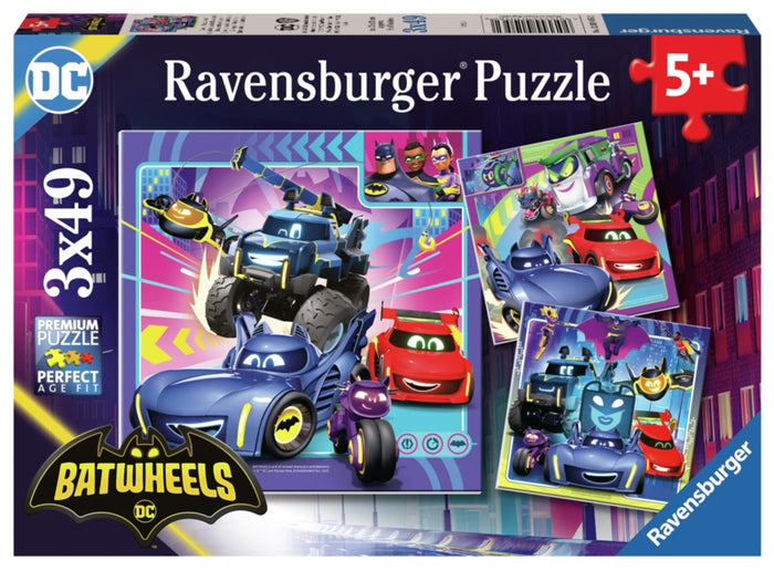 Ravensburger pussel - Batwheels 3x49 bitar