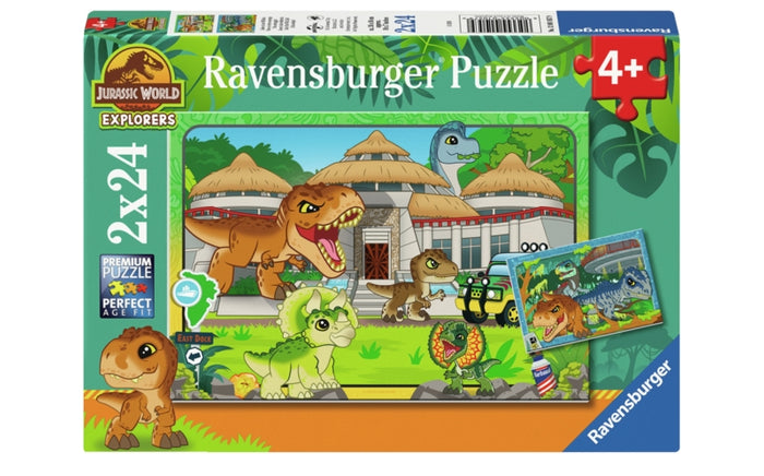 Ravensburger pussel - Jurassic World Explorers 2x24 bitar