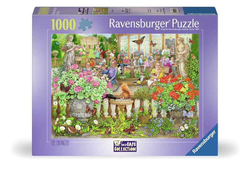 Ravensburger pussel - Cosy Café Secret Garden 1000 bitar