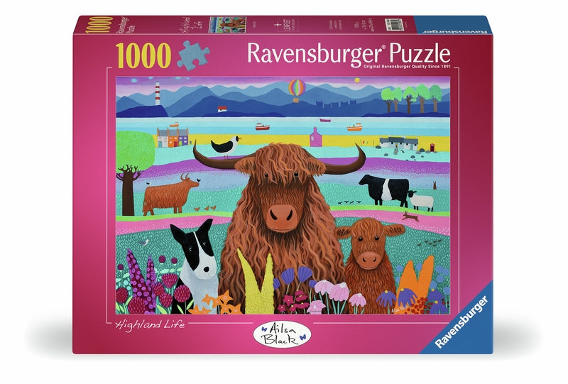 Ravensburger pussel - Highland Life 1000 bitar
