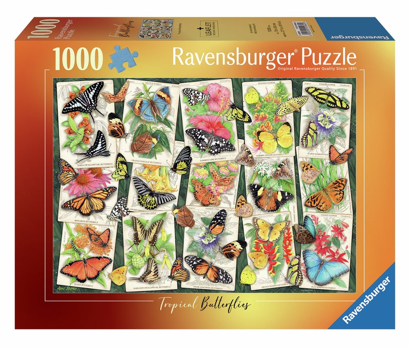 Ravensburger pussel - Tropical Butterfly 1000 bitar