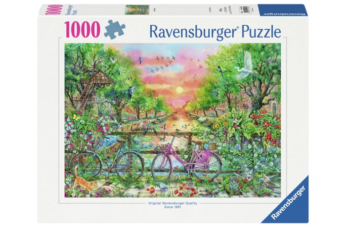 Ravensburger pussel - Bicycles Amsterdam 1000 bitar