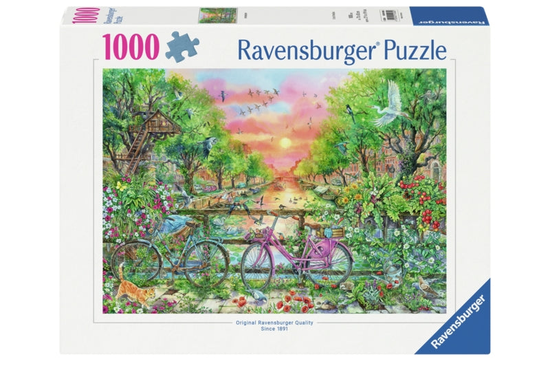 Ravensburger pussel - Bicycles Amsterdam 1000 bitar