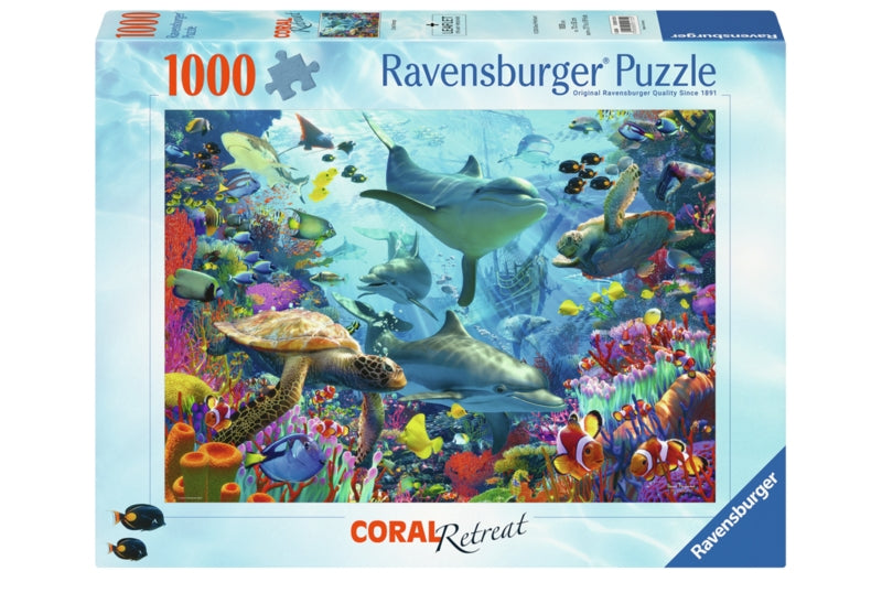 Ravensburger pussel - Coral Reef Retreat 1000 bitar