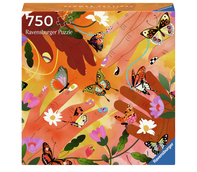 Ravensburger pussel - Art&Soul - Flower Festival 750 bitar