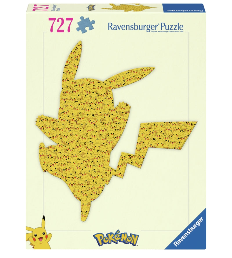 Ravensburger pussel - Pokémon Shaped Pikachu 727 bitar