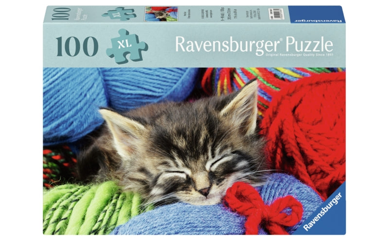 Ravensburger pussel - Wool Cat 100 bitar
