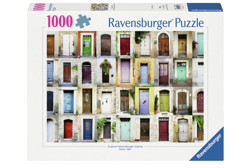 Ravensburger pussel - Beautiful Doors In Provence 1000 bitar