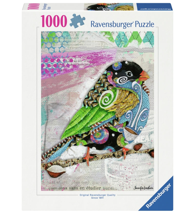 Ravensburger pussel - Swirly Bird 1000 bitar