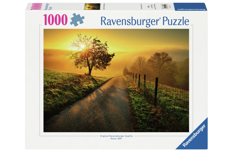 Ravensburger pussel - Landscape In Morning Sun 1000 bitar