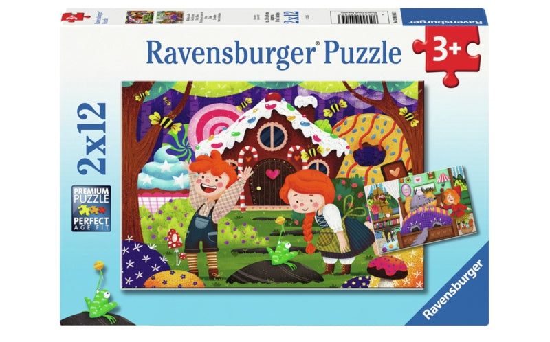 Ravensburger pussel - Fairy Tales 2x12 bitar