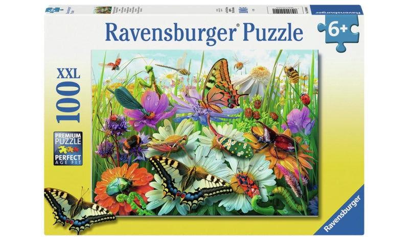 Ravensburger pussel - Wonderful World Of ?Insects 100 bitar XXL