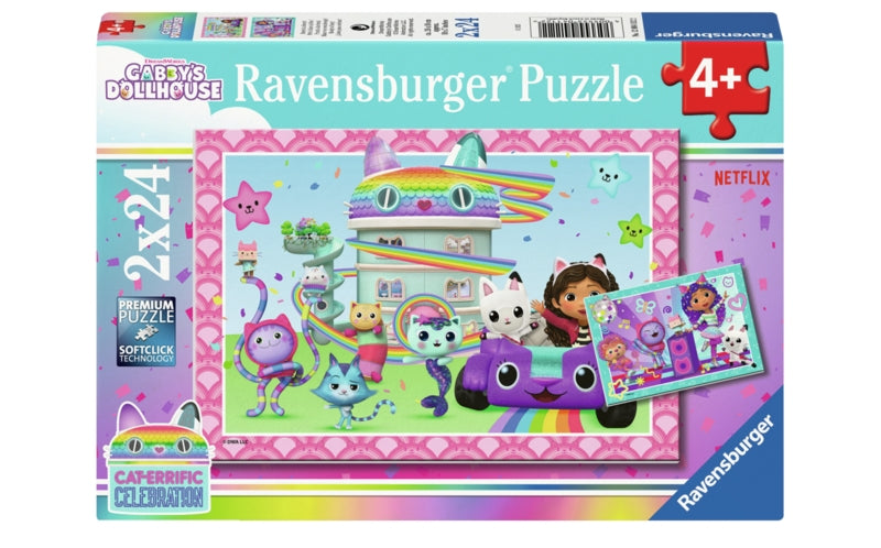 Ravensburger pussel - Gabby's Dollhouse 2x24 bitar