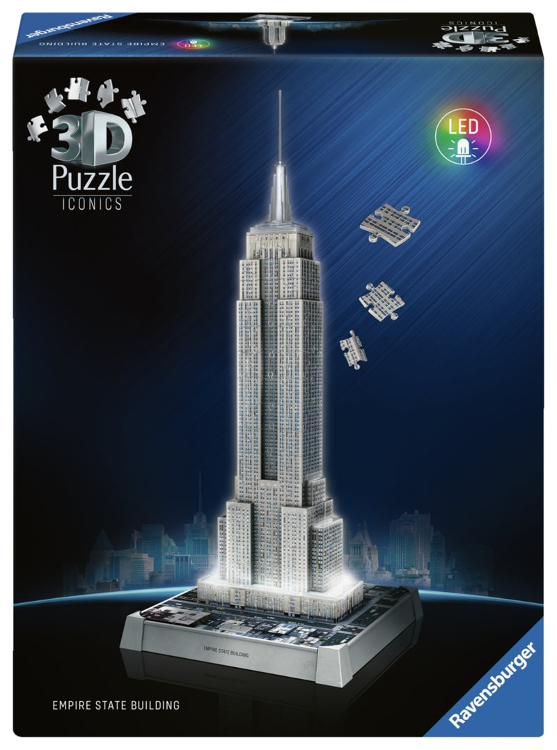 Ravensburger pussel - Iconics Empire State Building Light 216 bitar
