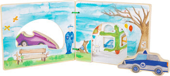 small foot Polisens interaktiva bilderbok