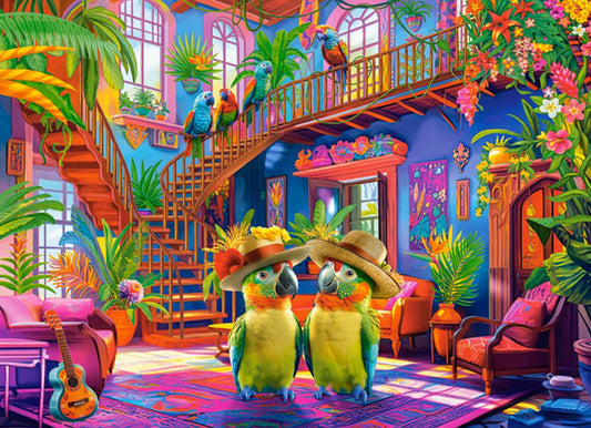 Parrots in Paradise, 200-bitarspussel