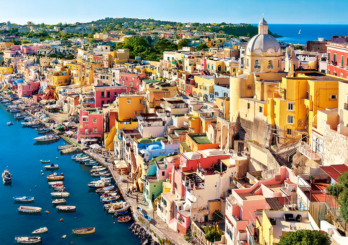 KIDEK pussel - Corricella, Italy, 500-bitar