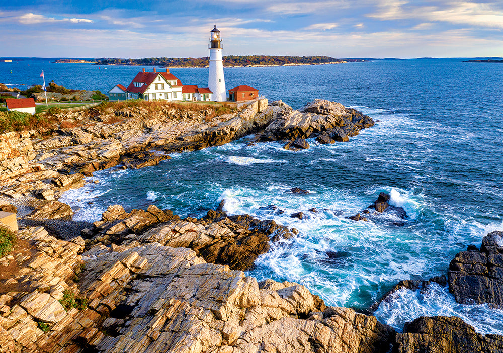 Sunrise over Cape Elizabeth, USA, 500-bitarspussel