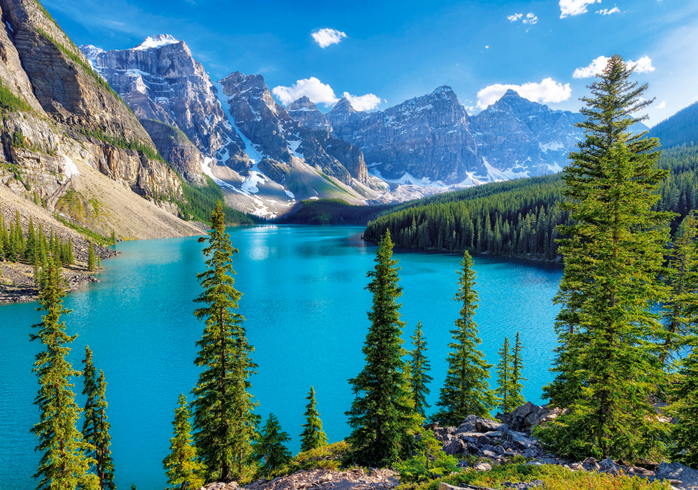 Spring at Moraine Lake, Canada, 500-bitarspussel
