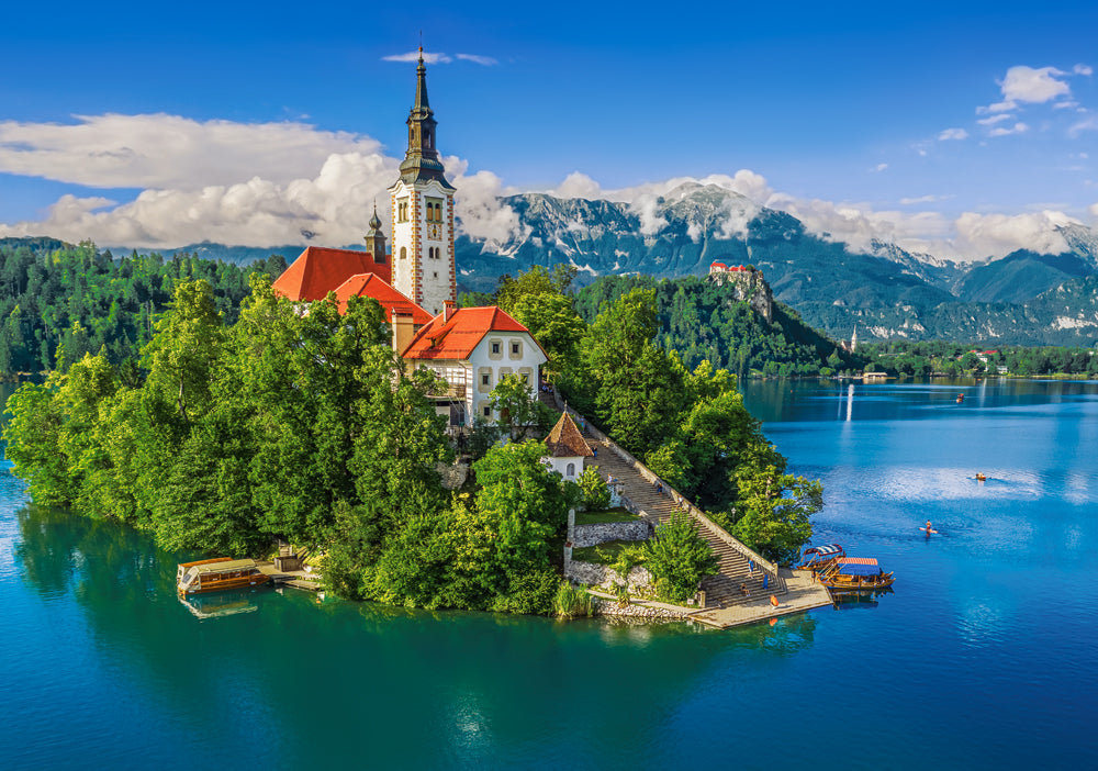 KIDEK pussel - Bled, Slovenia, 500-bitar