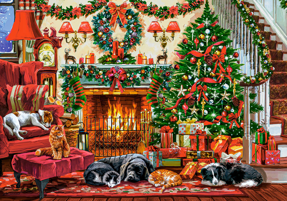 Cozy Fireplace, 500-bitarspussel