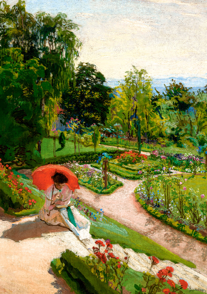 KIDEK pussel - Red Umbrella, Józef Mehoffer, 500-bitar, Art Collection