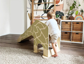 small foot Giraff inomhusrutschbana