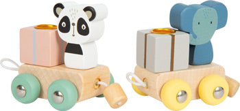 small foot Födelsedagståg med djur