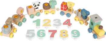 small foot Födelsedagståg med djur