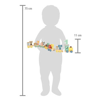 small foot Födelsedagståg med djur