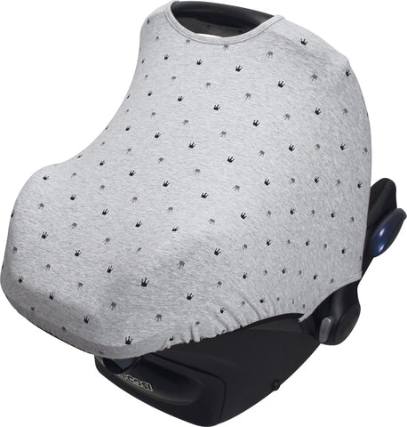 Dooky Hoody solskydd grå kronor