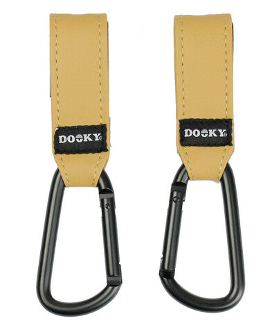 Dooky Buggy Hook Small 2pcs Beige