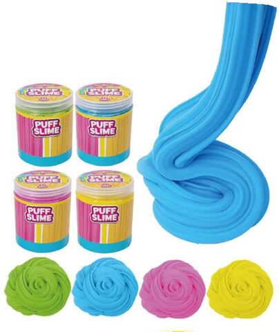 KLÄMLERA PUFF SLIME 300G 4 FRG