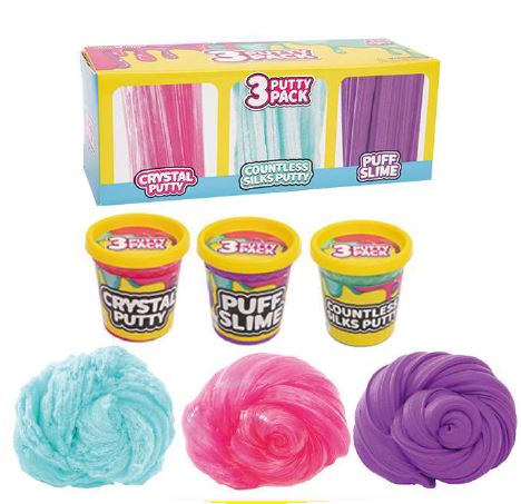 KLÄMLERA PUTTY'S 3-PACK