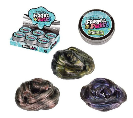 LARGE FIDGET BOUNCING PUTTY - KAMELEONT 60G 12 DP