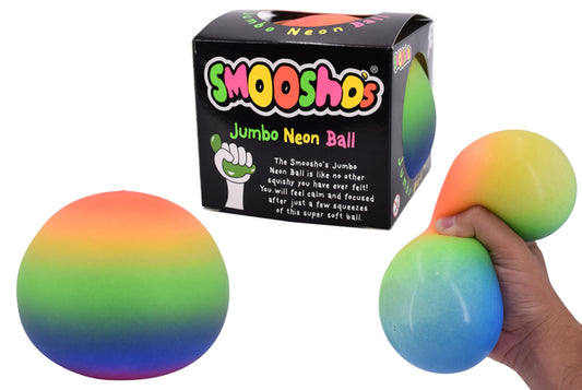 FÄRGGLAD JUMBO STRESSBOLL 11 CM