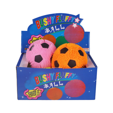 FLUFFY PUFFER FOTBOLL 19 CM 6 ST DP