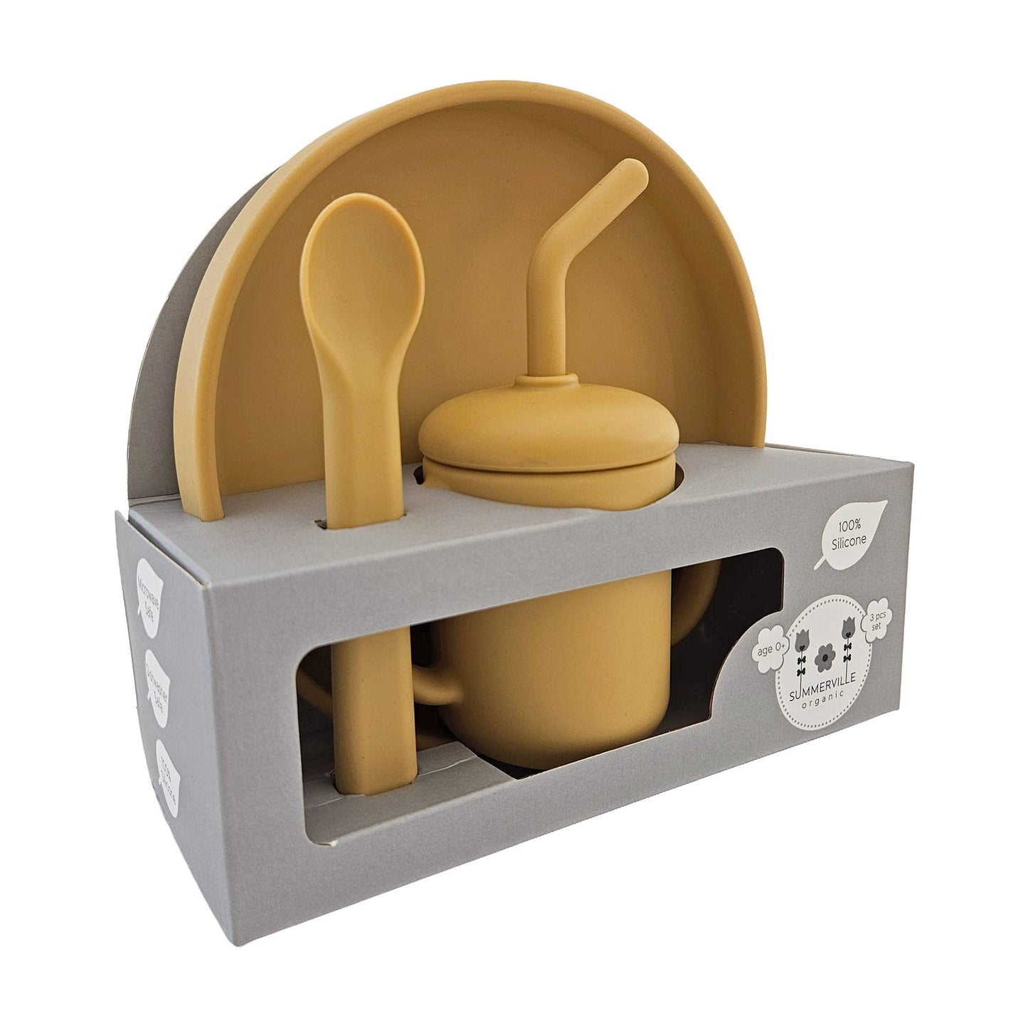 3 st Barnmatset Ockra