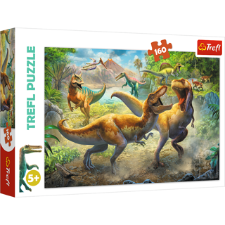 KÄRNAN, PUSSEL, TREFL - 160 BIT FIGHTING TYRANNOSAURS