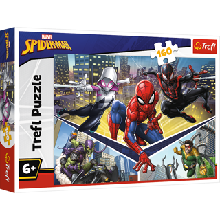 KÄRNAN, PUSSEL, TREFL - 160 BIT SPIDERMAN