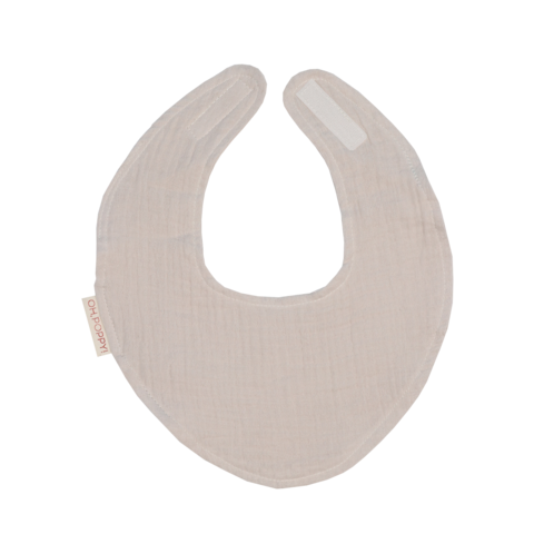 Oh, Poppy! JUNO DROOL BIBS 2-P Powder Pink / Linen Beige