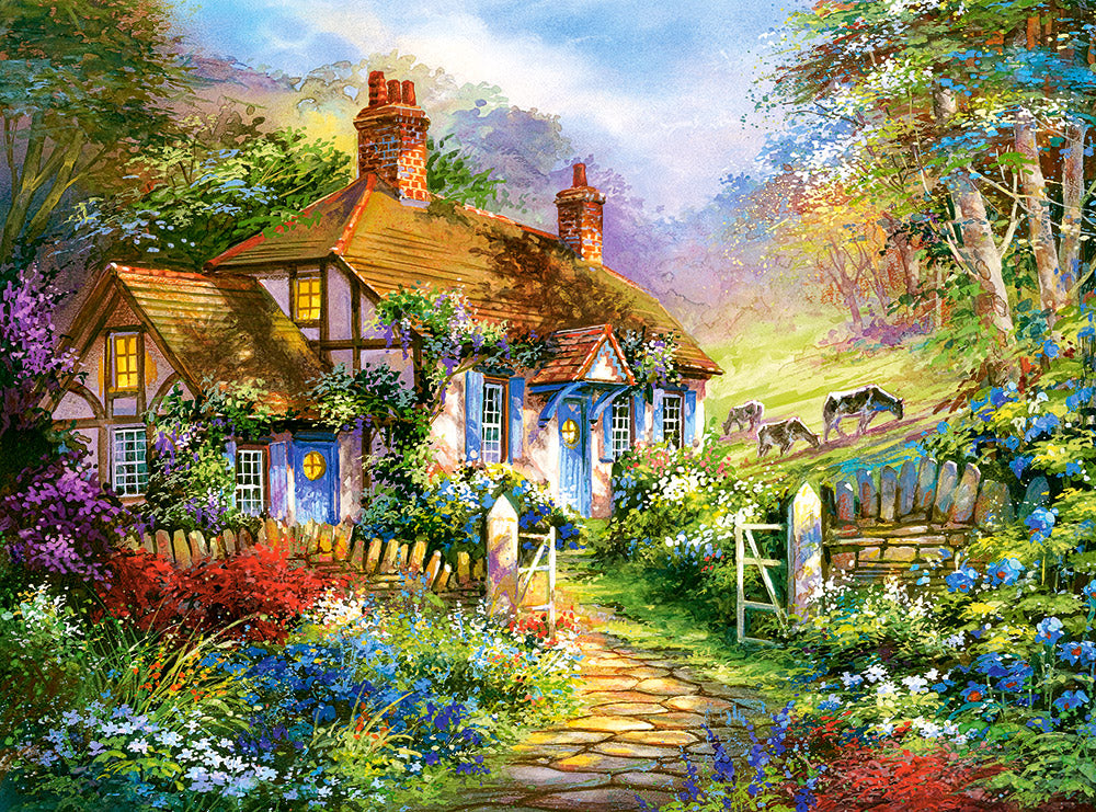 KIDEK pussel - Forest Cottage, 3000-bitar