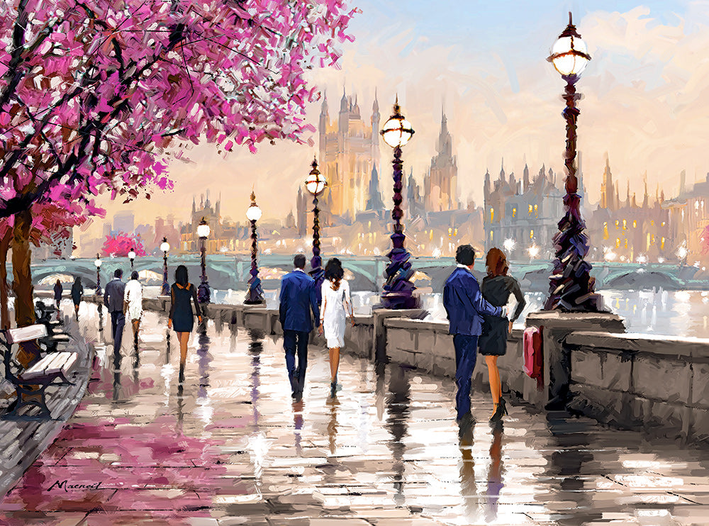 KIDEK pussel - Along the river, 2000-bitar