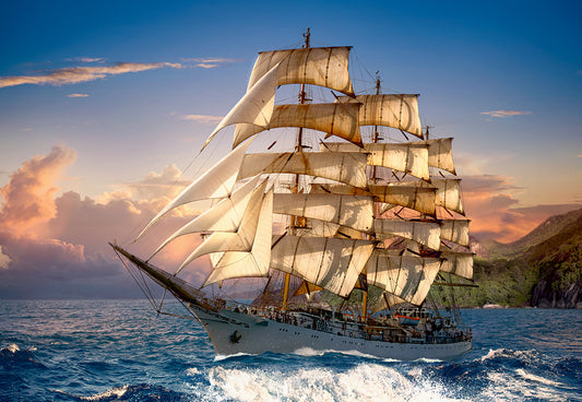 Sailing at Sunset, 1500-bitarspussel
