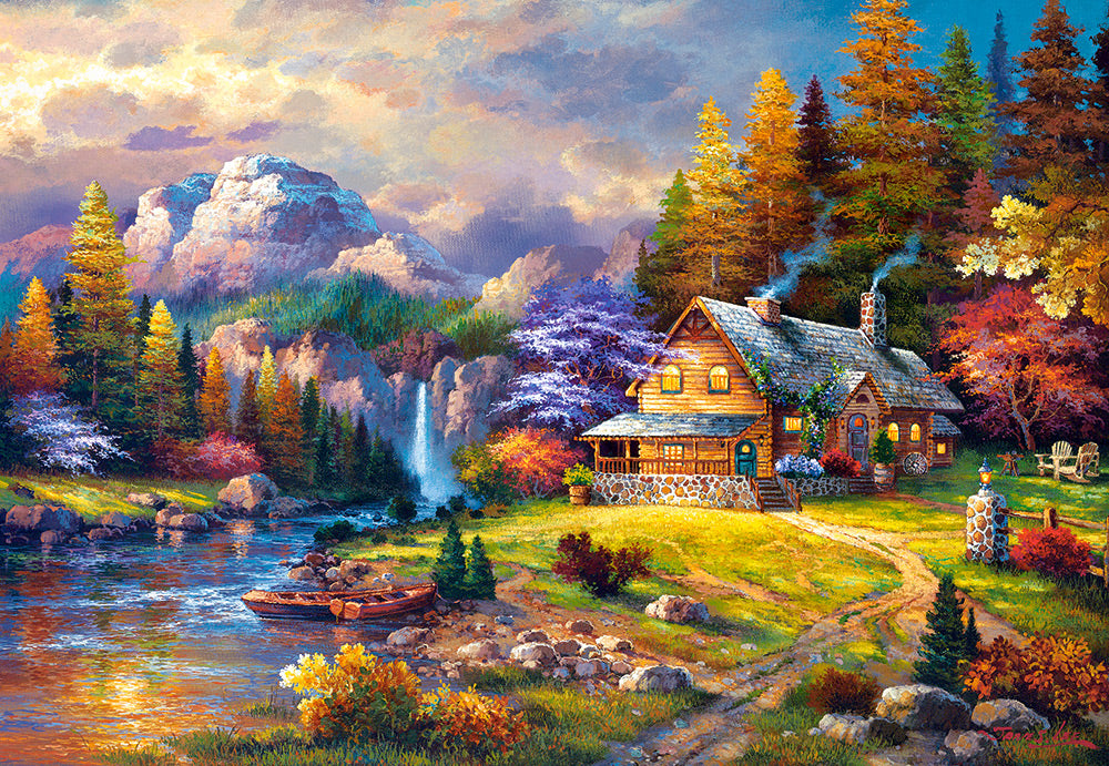 KIDEK pussel - Mountain Hideaway, 1500-bitar