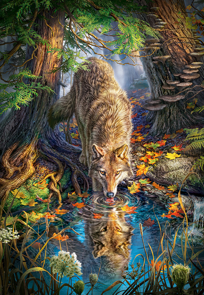 KIDEK pussel - Wolf in the Wild, 1500-bitar