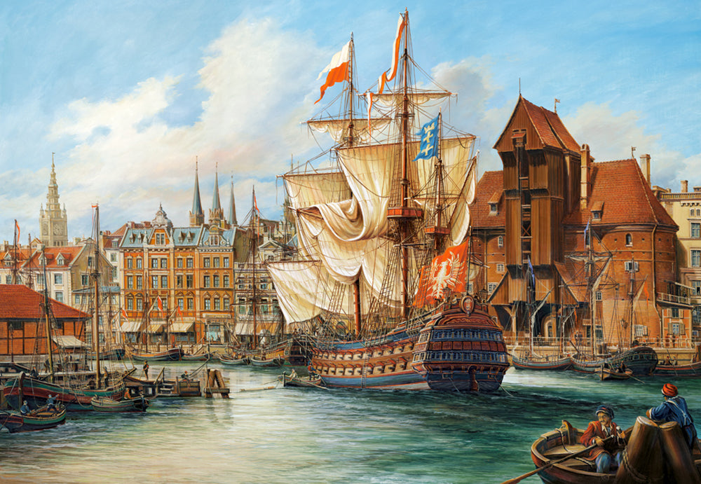 KIDEK pussel - The Old Gdansk, 1000-bitar